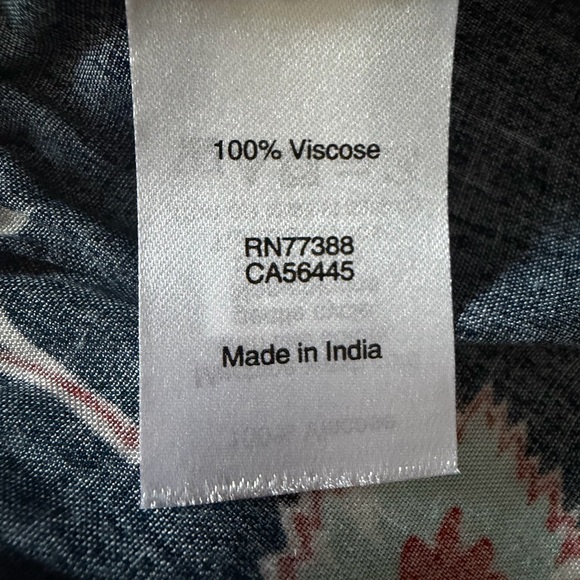 J. Crew Floral Navy & Red Faux Wrap Short Sleeve Zip Dress Size 6 - Picture 8 of 8